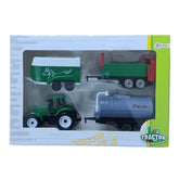 Toi Toys 7 cm 3 Romörklü Traktör